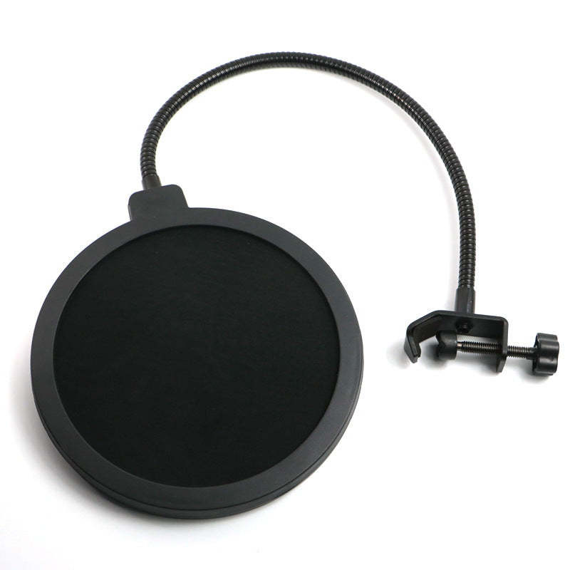 Microphone Shock Mount with Double Layer Windscreen