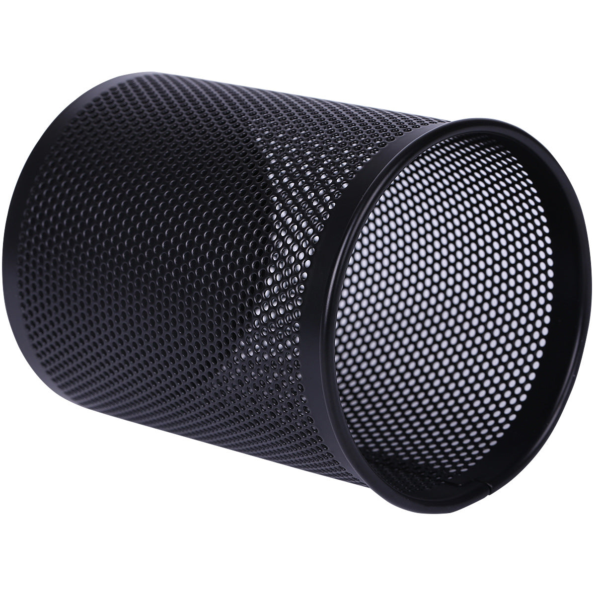 Deli 909 Metal Round Pencil Holder for Desk Storage