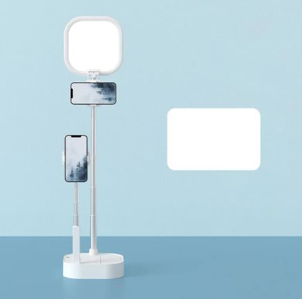 Wireless Retractable Stand with Fill Light Tripod