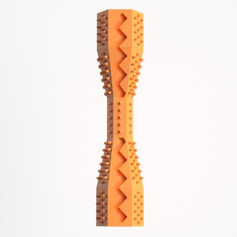 Durable Soft Rubber Dog Toothbrush Chew Toy Stick