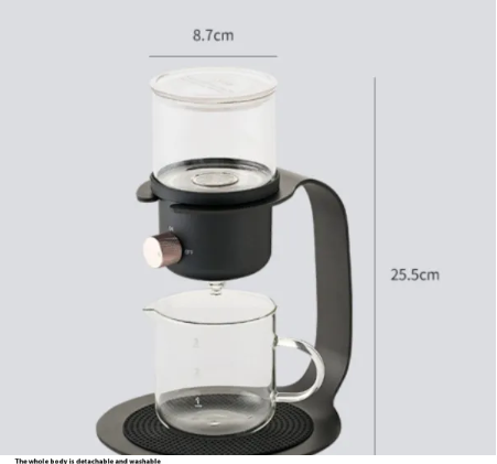 Freshly Ground Coffee Pour-Over Teapot