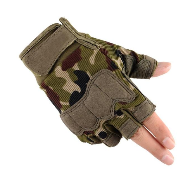 Tactical Gloves Half-Finger Gloves Camouflage Gear