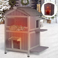 Insulated Outdoor Cat Shelter, 2-Layer