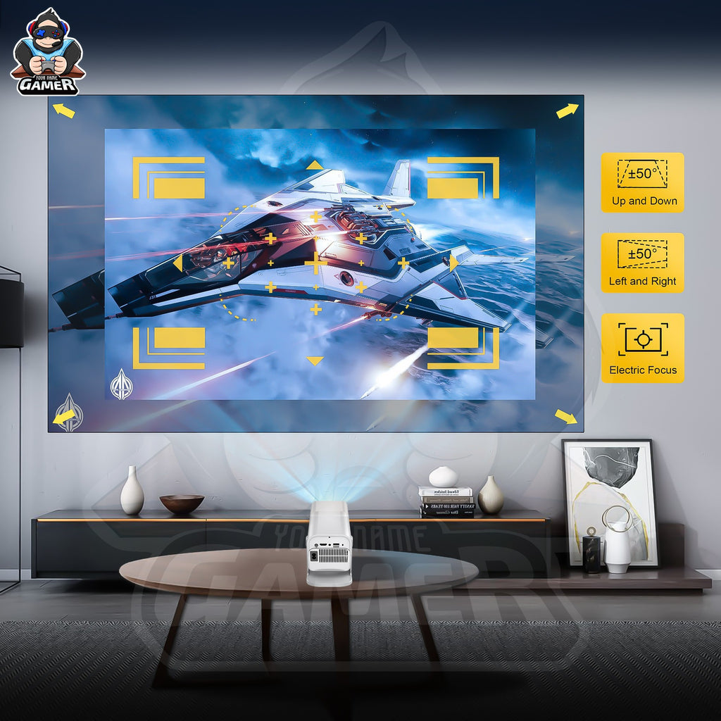 Mini Android Game Console with 4K HD Projector