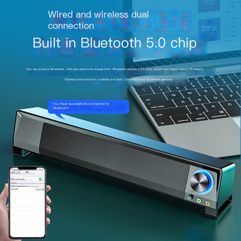 USB Desktop Bluetooth Speaker with Microphone System