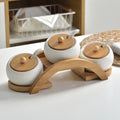 Ceramic Spice Container Set Creative Golf Design