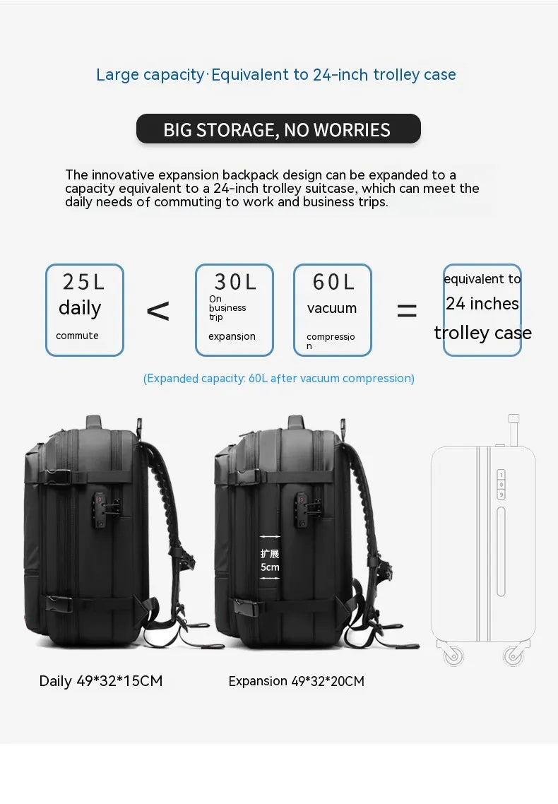 Vacuum Compression Storage Bag Travel Clothes