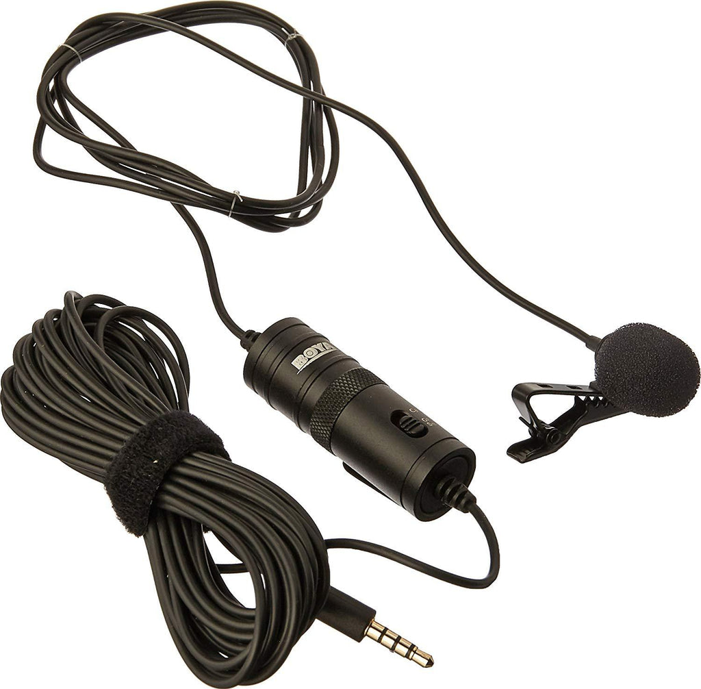 Lavalier Microphone with 6m Cable for Cameras and Phones