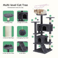 54-Inch Multi-Story Cat Tree Tower