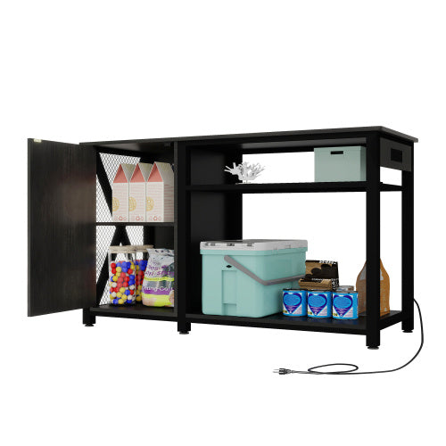 Heavy-Duty Aquarium Stand with Power Outlet
