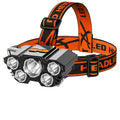 USB Rechargeable 5-Head Bright LED Headlamp