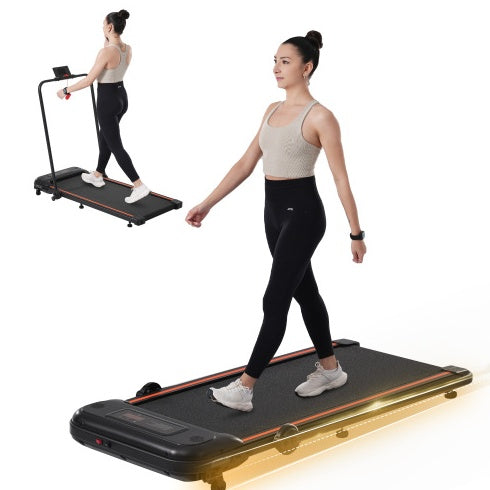 Folding Under-Desk Walking Treadmill, 2.5HP with Incline