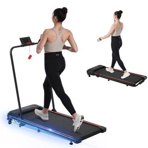 Folding Under-Desk Walking Treadmill, 2.5HP with Incline