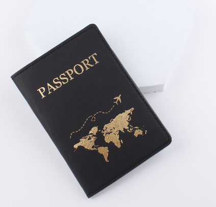 Leather Passport Holder Travel Document Case Protector