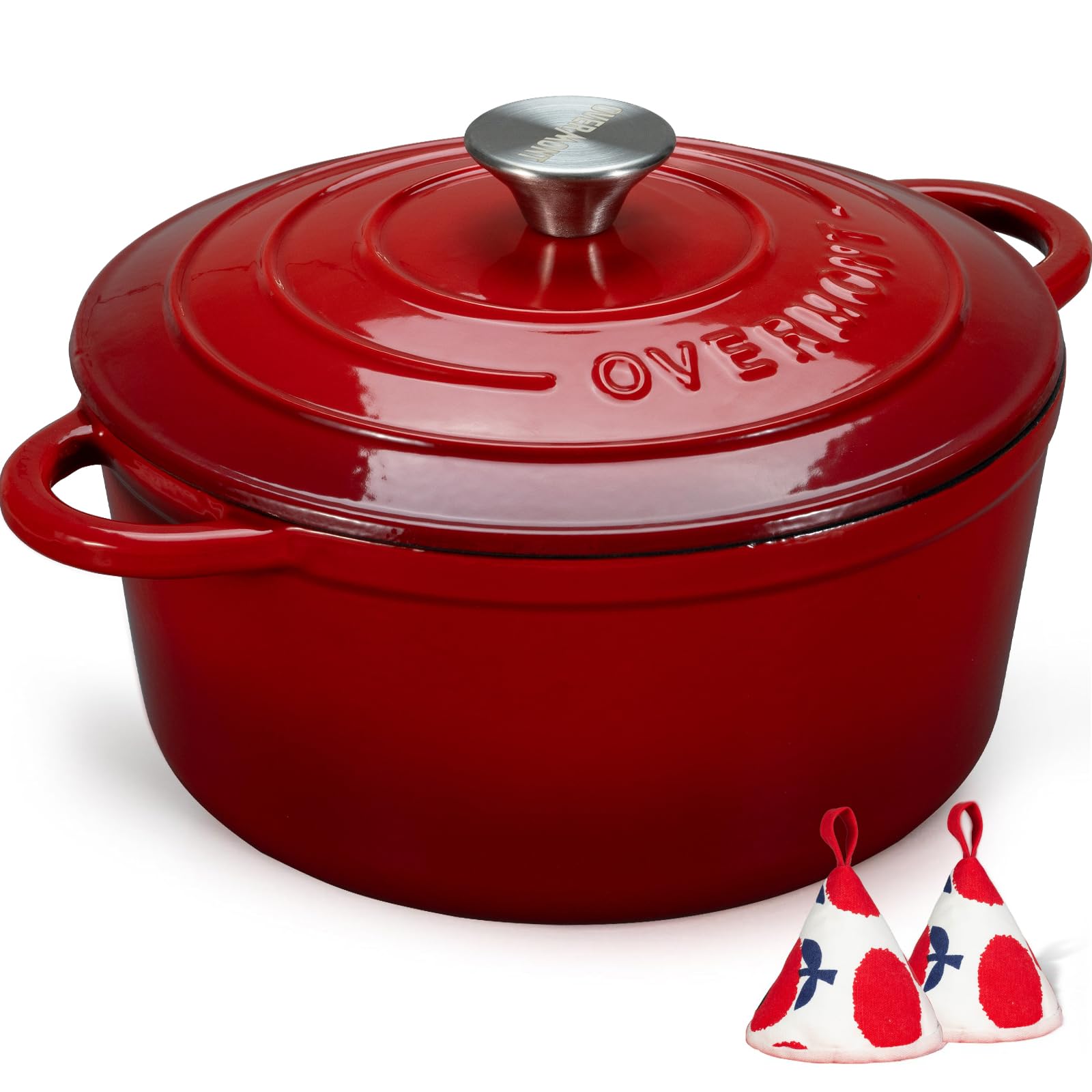 Enameled Cast Iron Dutch Oven, 7-Quart