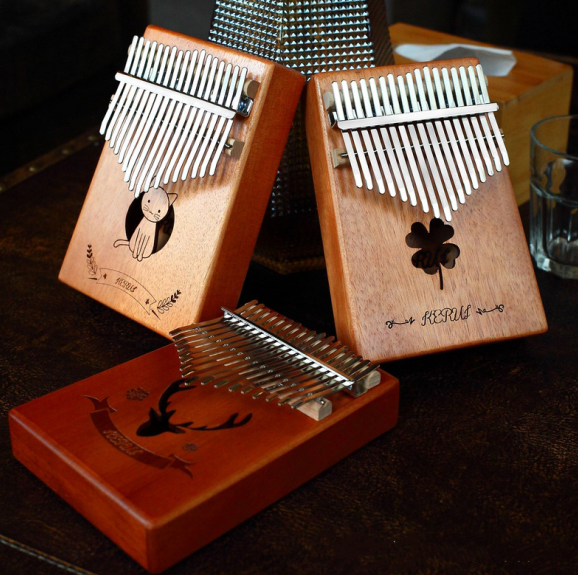 Kalimba Thumb Piano 17-Note Beginner Instrument