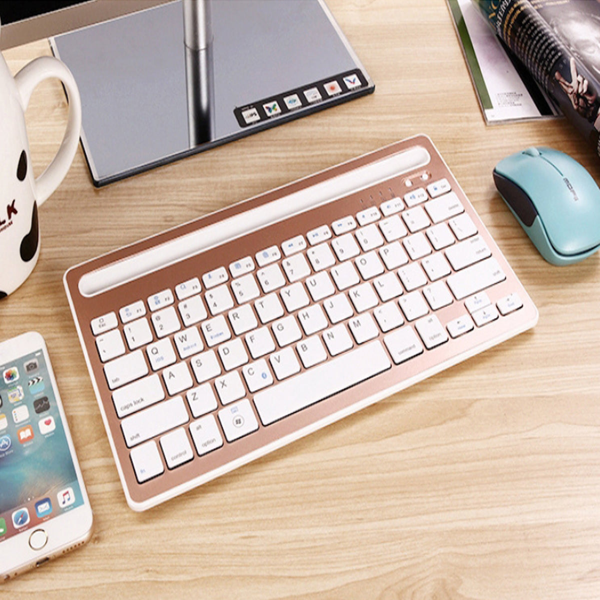 Multi-Task Master Multi-Device Bluetooth Keyboard