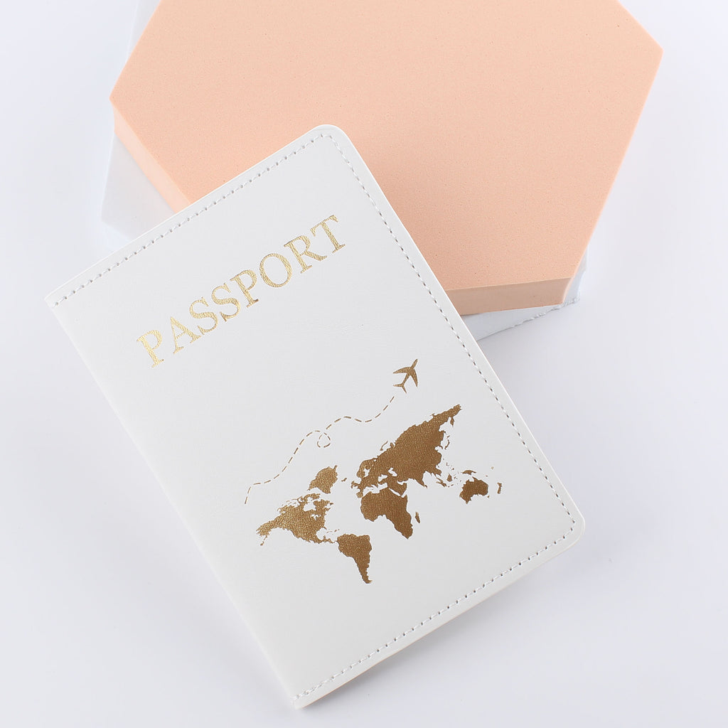 Leather Passport Holder Travel Document Case