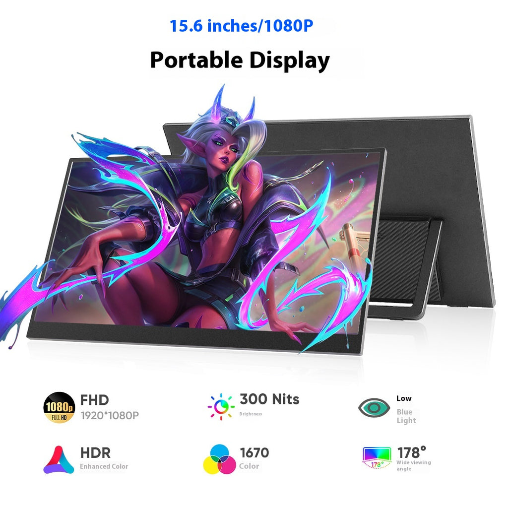 15.6" Portable Adjustable Monitor