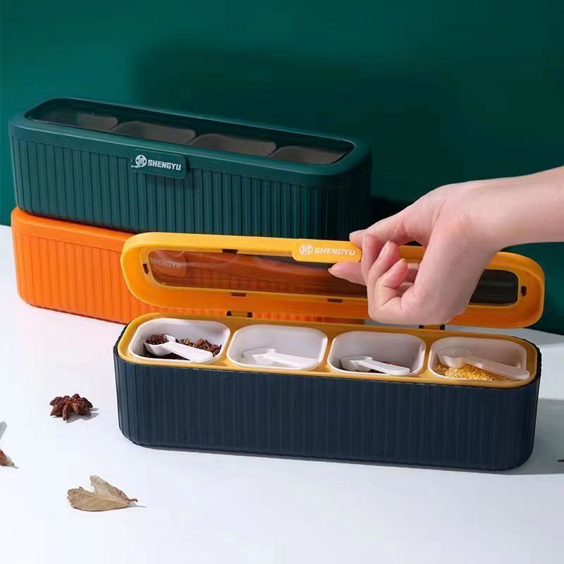 Thickened Spice Jar Set Multifunctional Storage Box