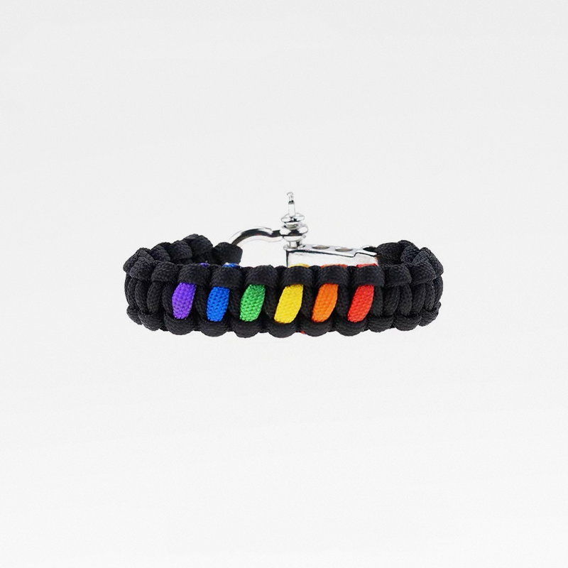 New Seven Core Paracord Survival Bracelet with Alloy Clasp
