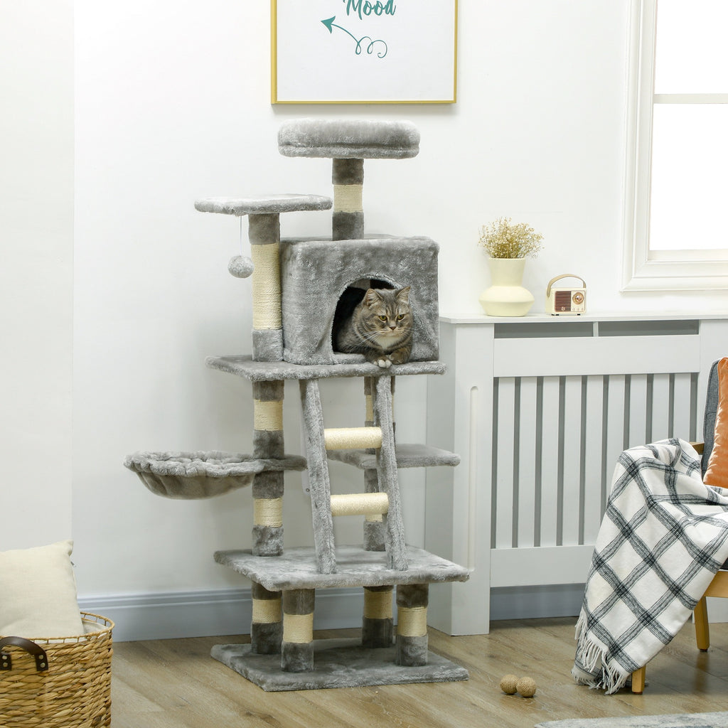 PawHut Cat Tree with Scratching Post