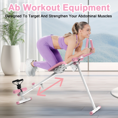 4-in-1 Ab Glider & Rowing Fitness Machine