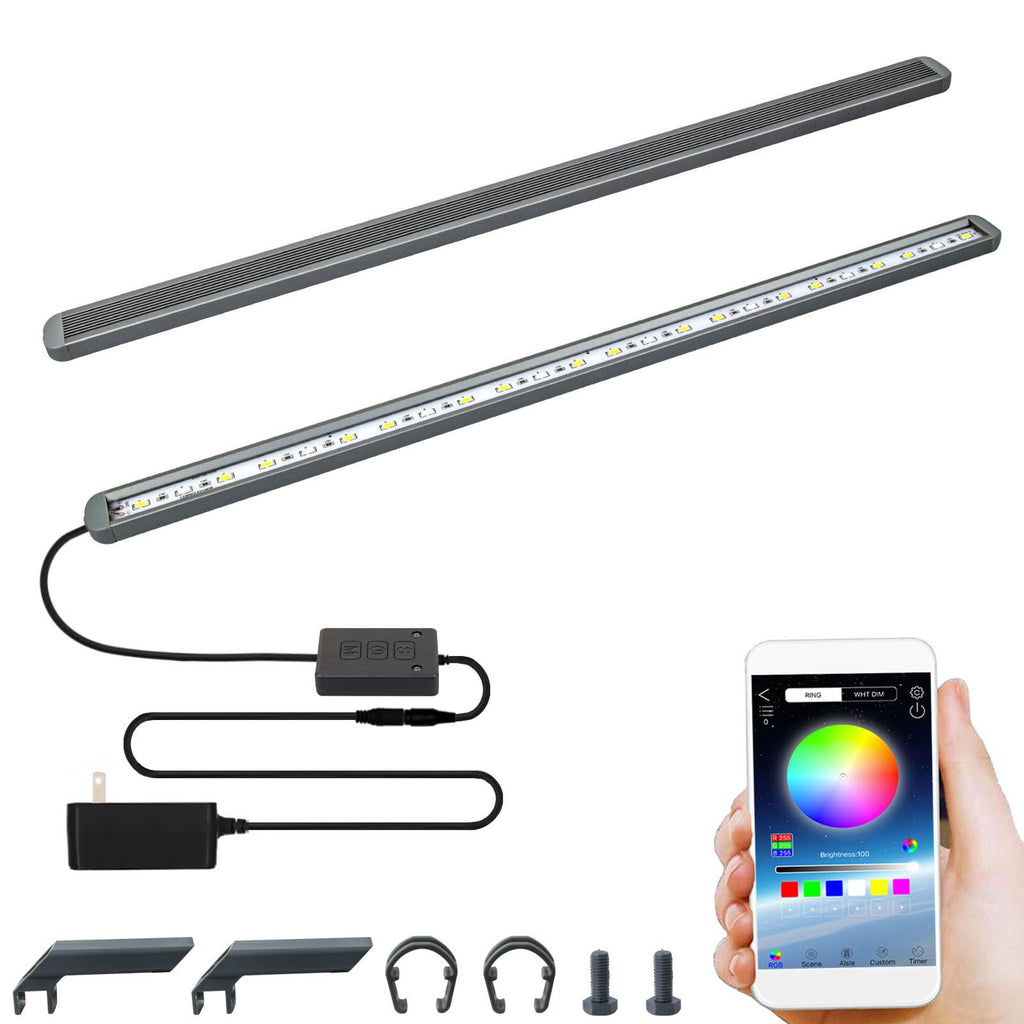 Vorvania Smart RGBW Aquarium Light with App Timer