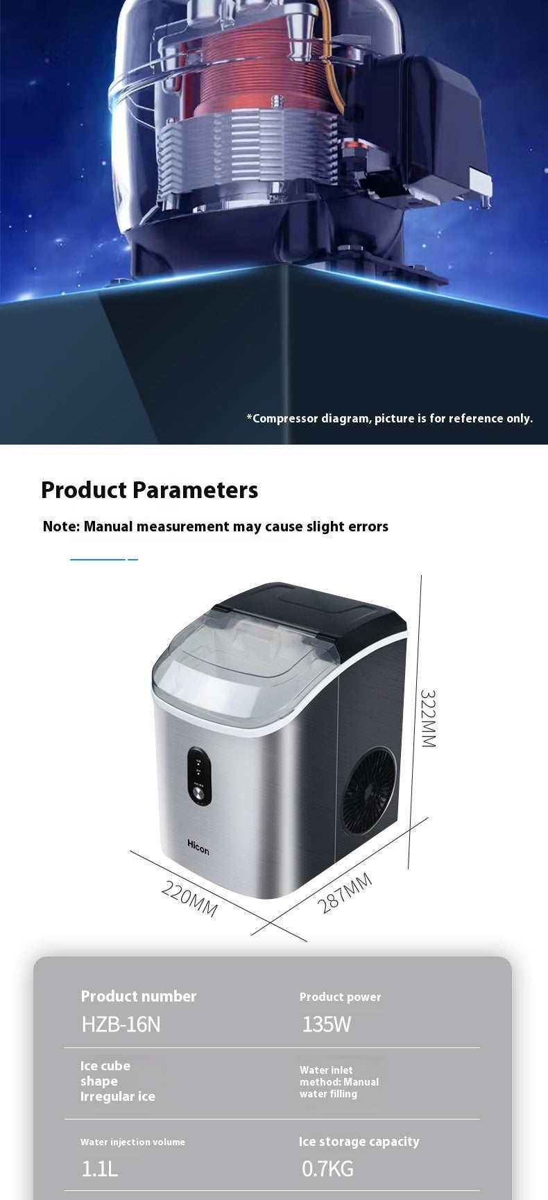 Countertop Ice Maker