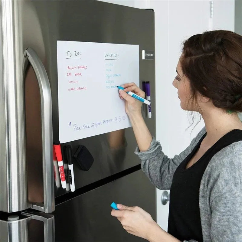 Rewritable Magnetic Message Writing Board