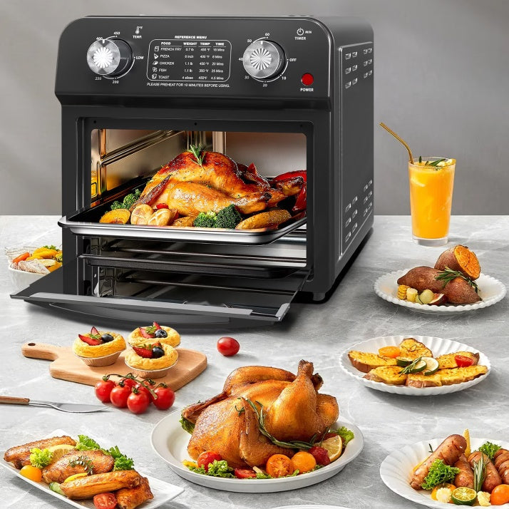 12L Dual-Knob Air Fryer Oven