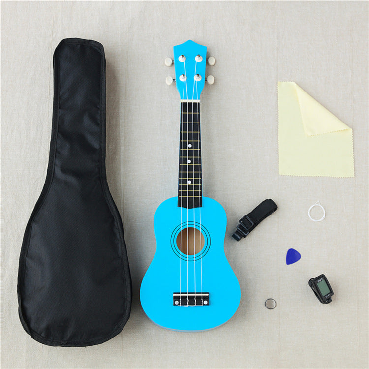 21-Inch Wooden Ukulele Acoustic Instrument