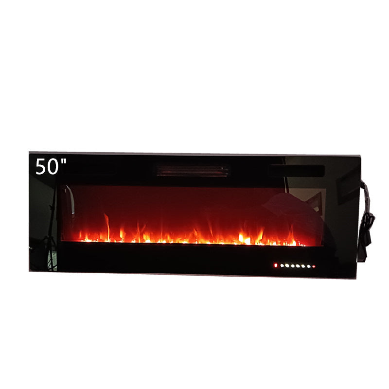 Smart Electric Fireplace with Realistic Flame