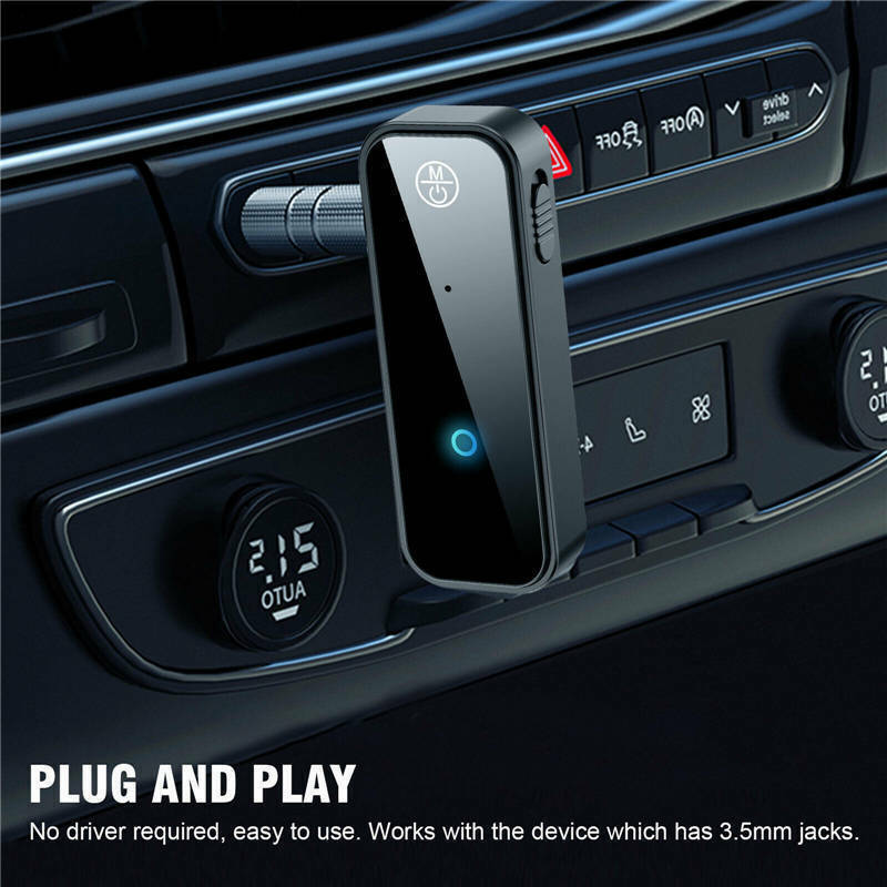 USB Wireless Bluetooth 5.0 Transmitter Receiver 2-in-1 Audio Adapter 3.5mm Aux Car