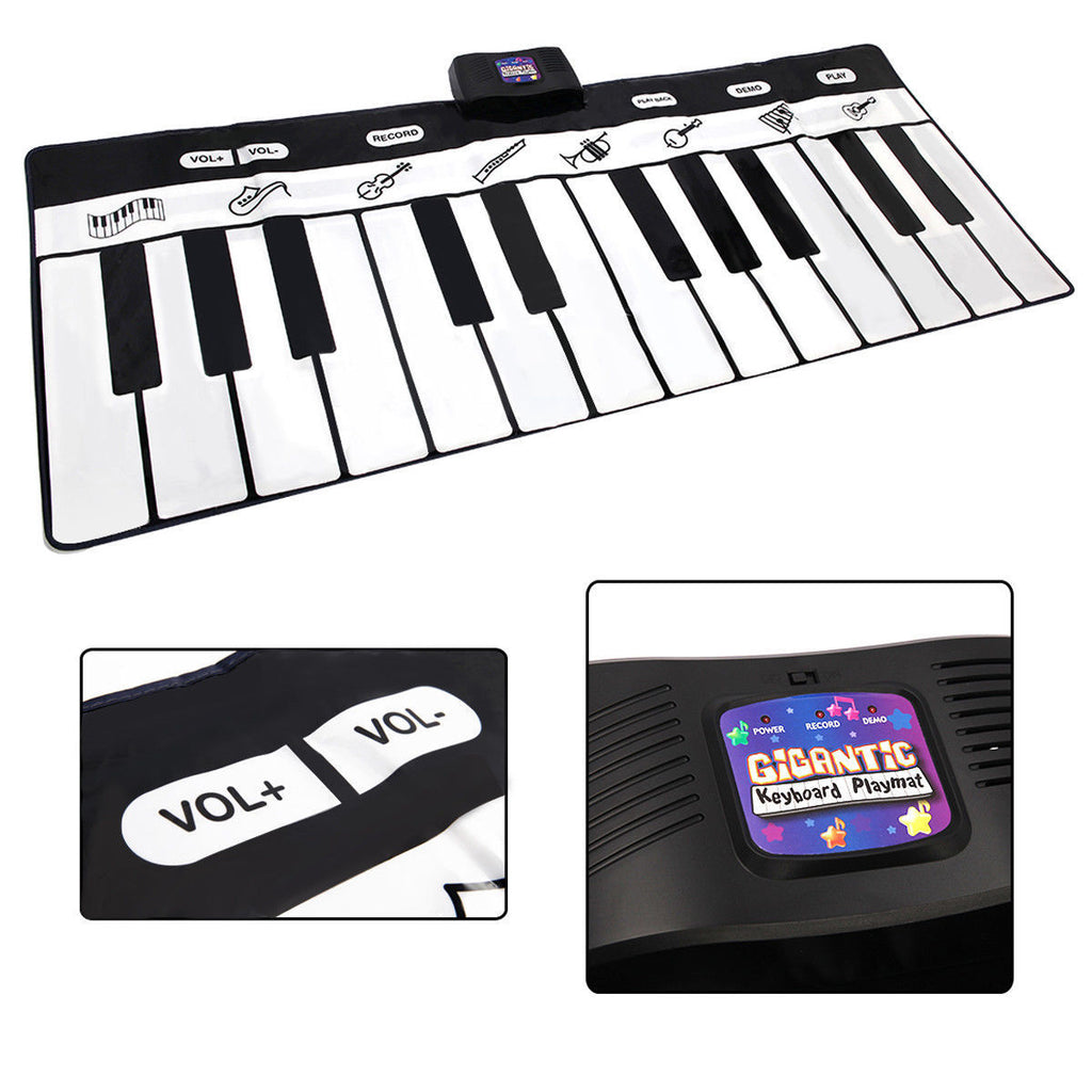 24-Key Piano Keyboard Dance Mat for Kids