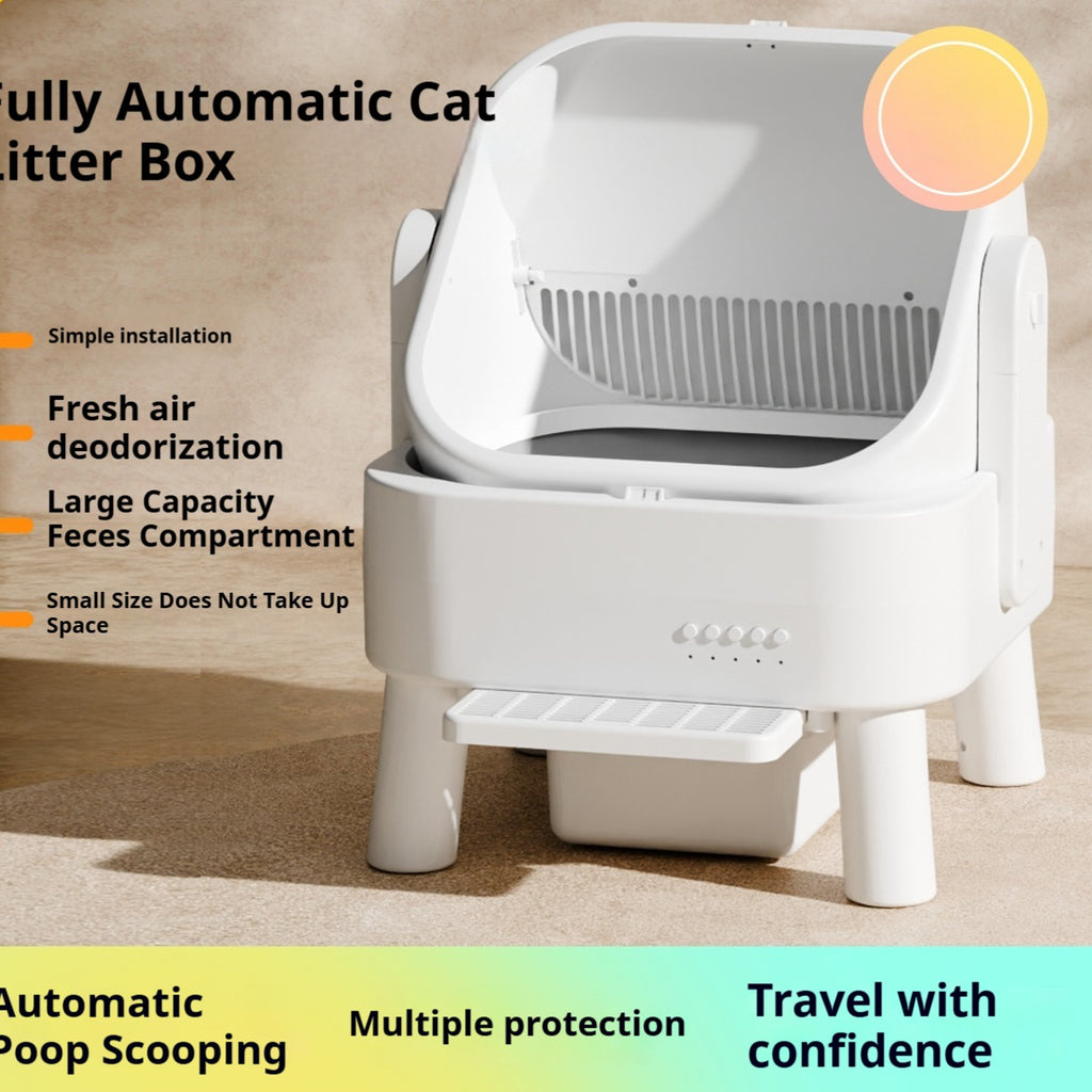Oversized Automatic Self-Cleaning Litter Box