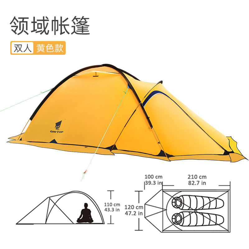 Double Layer Waterproof Camping Tent