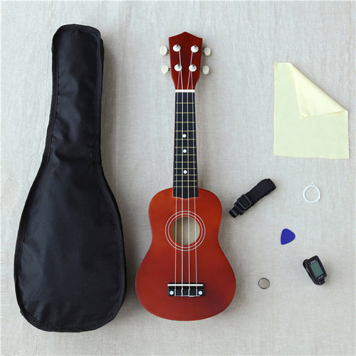 21-Inch Wooden Ukulele Acoustic Instrument