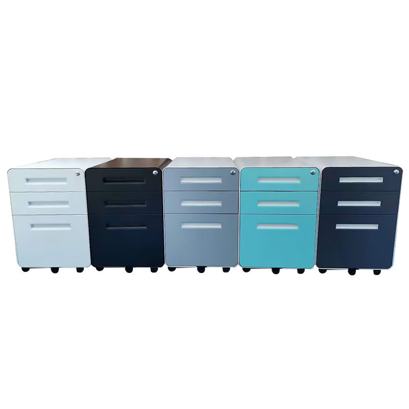 Round Arc File Cabinet with Lock