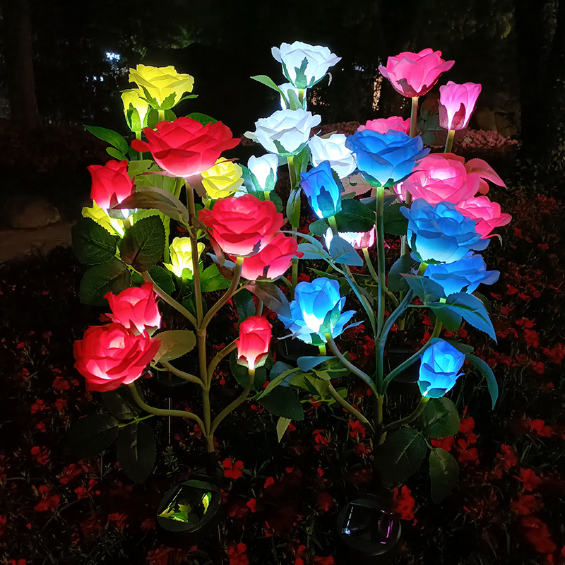 Solar-Powered LED Garden Light