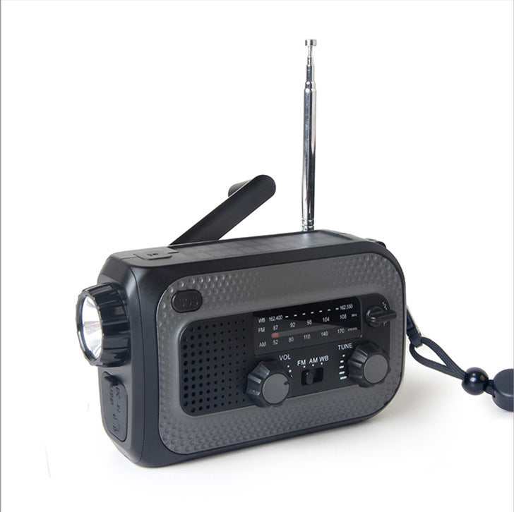 Hand-Crank Emergency Radio with Solar Charging