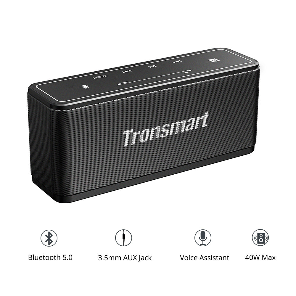 Bluetooth 5.0 Portable Speaker with 3D Surround Sound