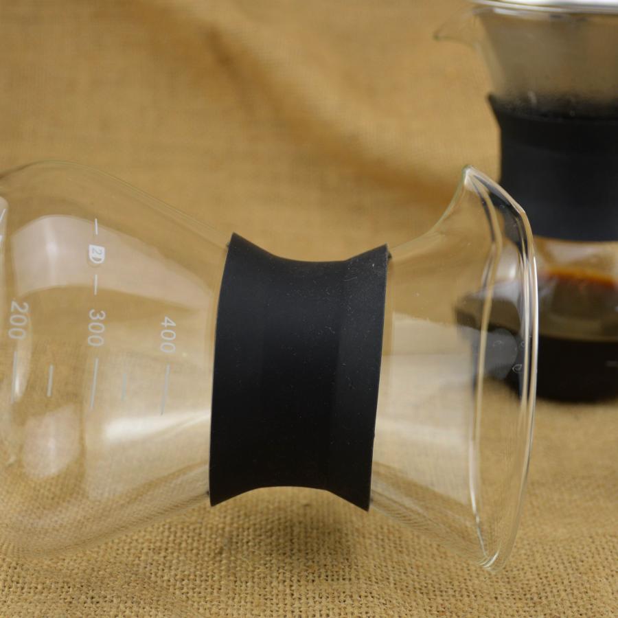 Stainless Steel Coffee Dripper with Glass Carafe