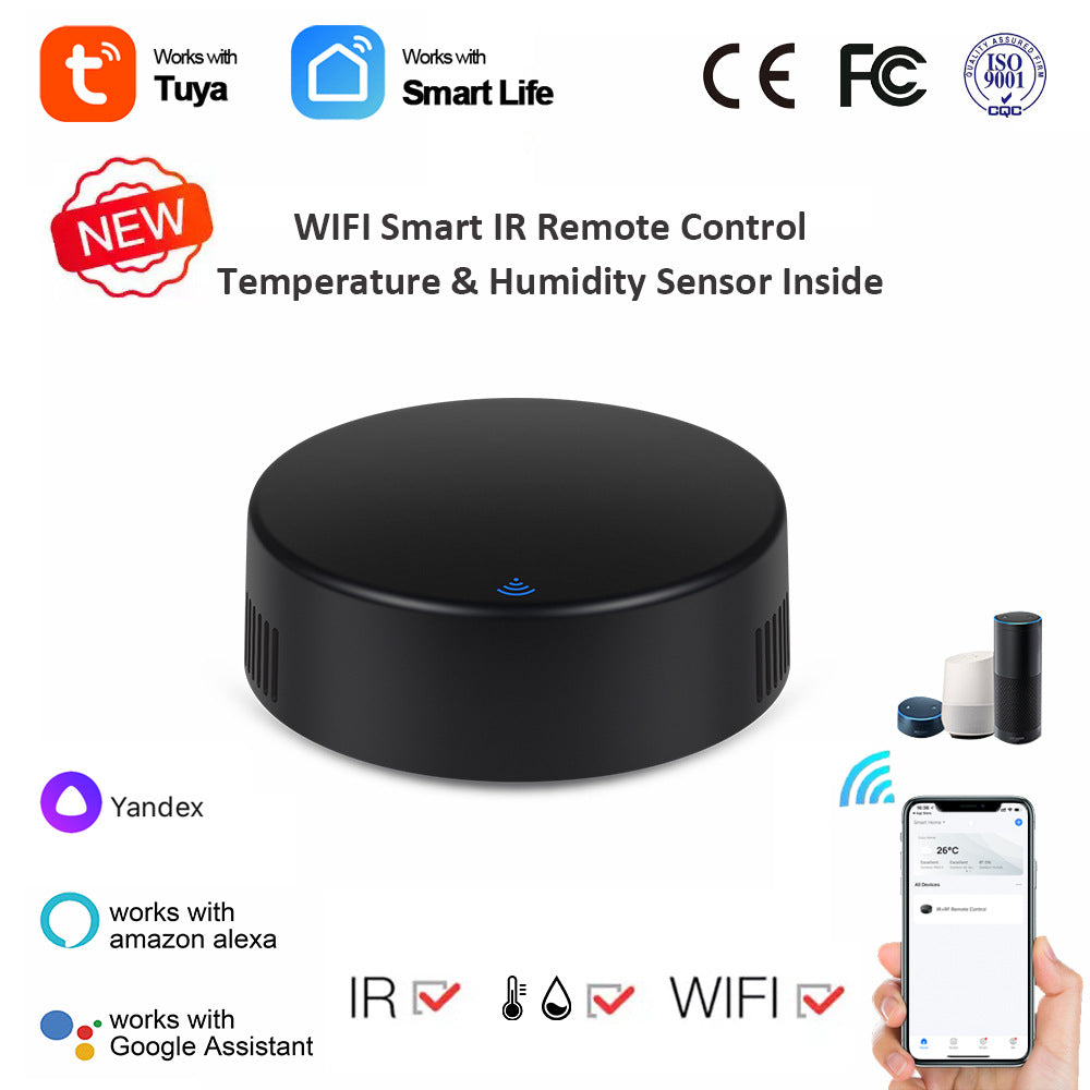 Tuya Wifi Universal Remote with Temp and Humidity Sensor