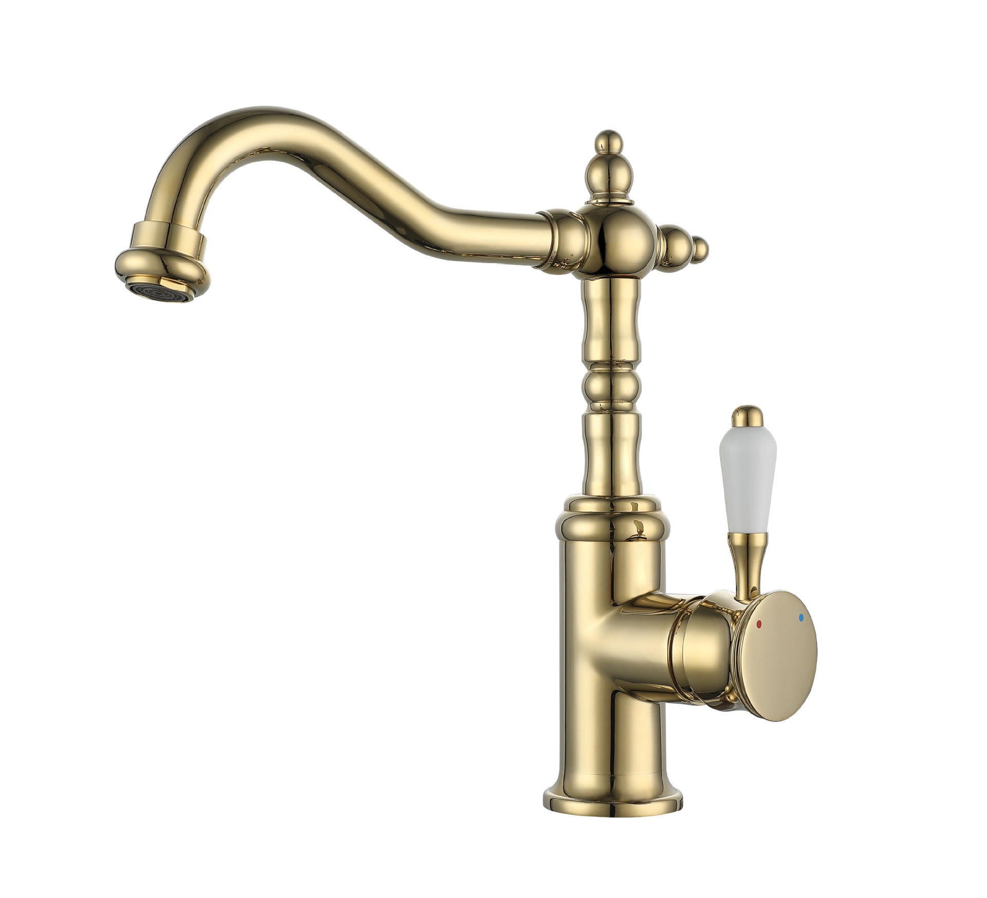 Vintage Gold Rotatable Basin Faucet