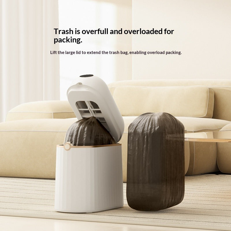 Automatic Smart Trash Can with Bag-Changing Induction