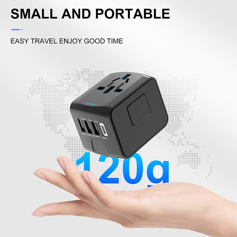 Universal International Travel Power Adapter with USB Ports