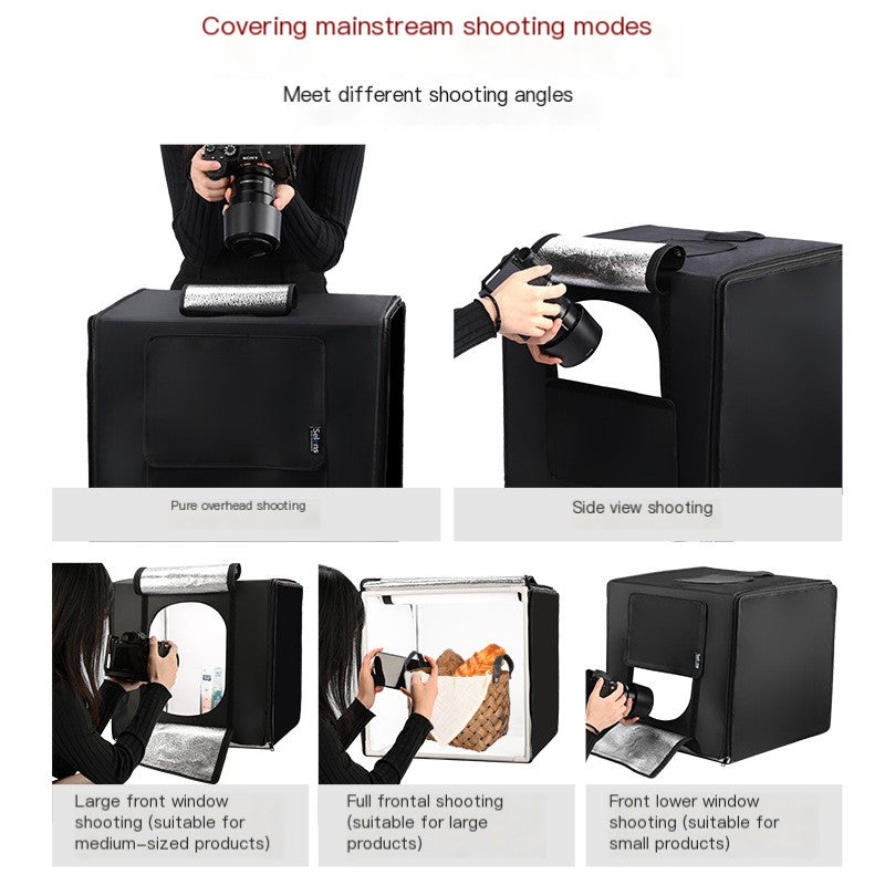 80CM LED Photo Studio Light Box for Indoor Shooting