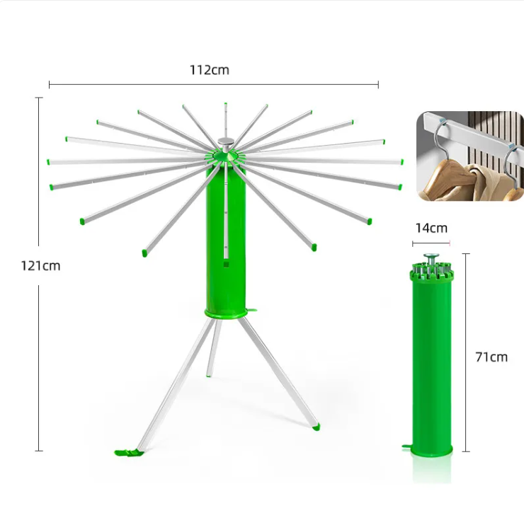 Floor Folding Clothes Drying Rack