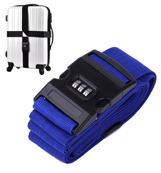 Secure Cross Strap Luggage Belt with Lock